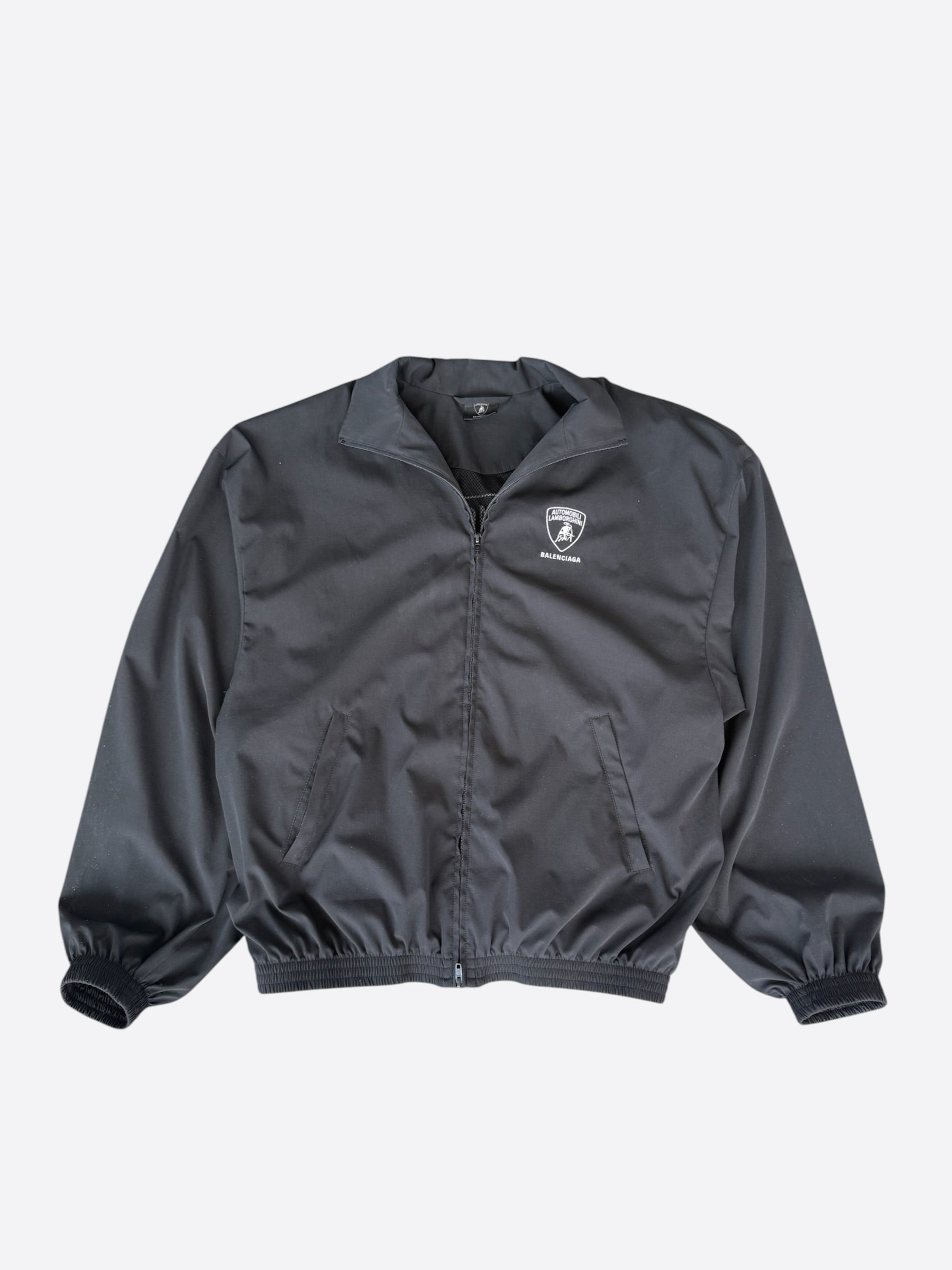 Balenciaga Grey Graffiti Oversized Denim Jacket – Savonches