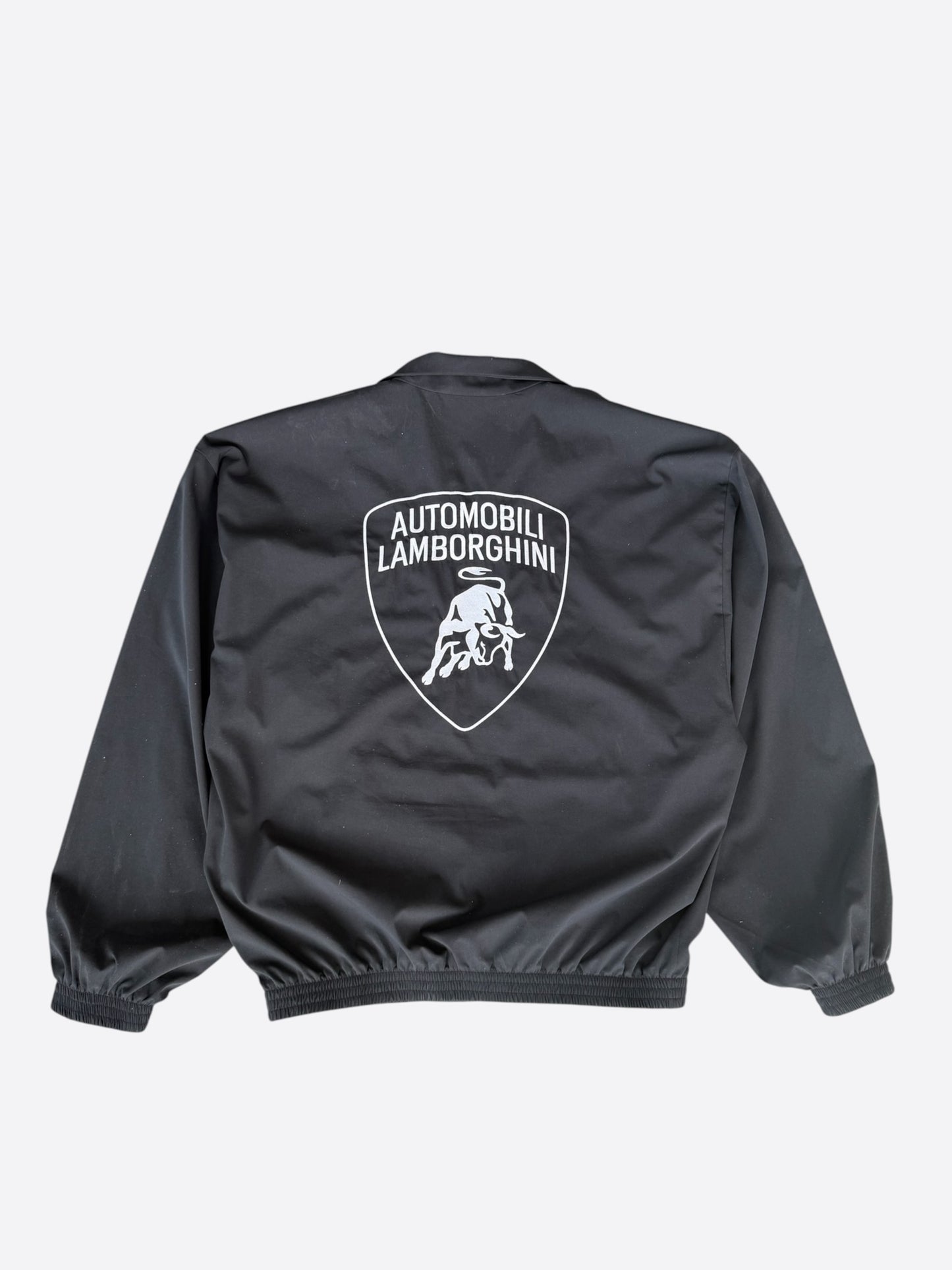 Balenciaga Lamborghini Black & White Logo Track Jacket