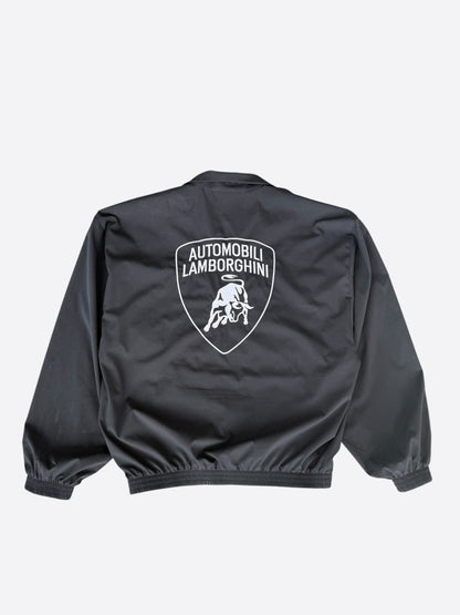 Balenciaga Lamborghini Black & White Logo Track Jacket