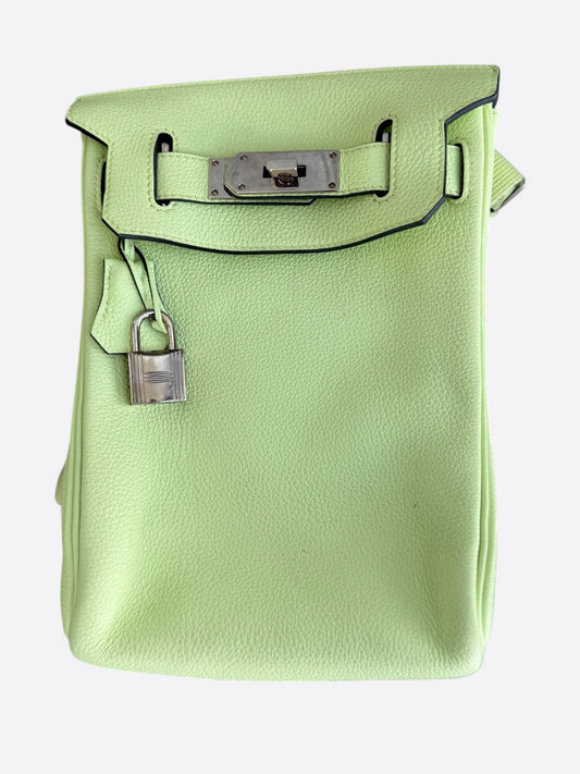 Hermes Vert Absinthe HAC A Dos PM Backpack