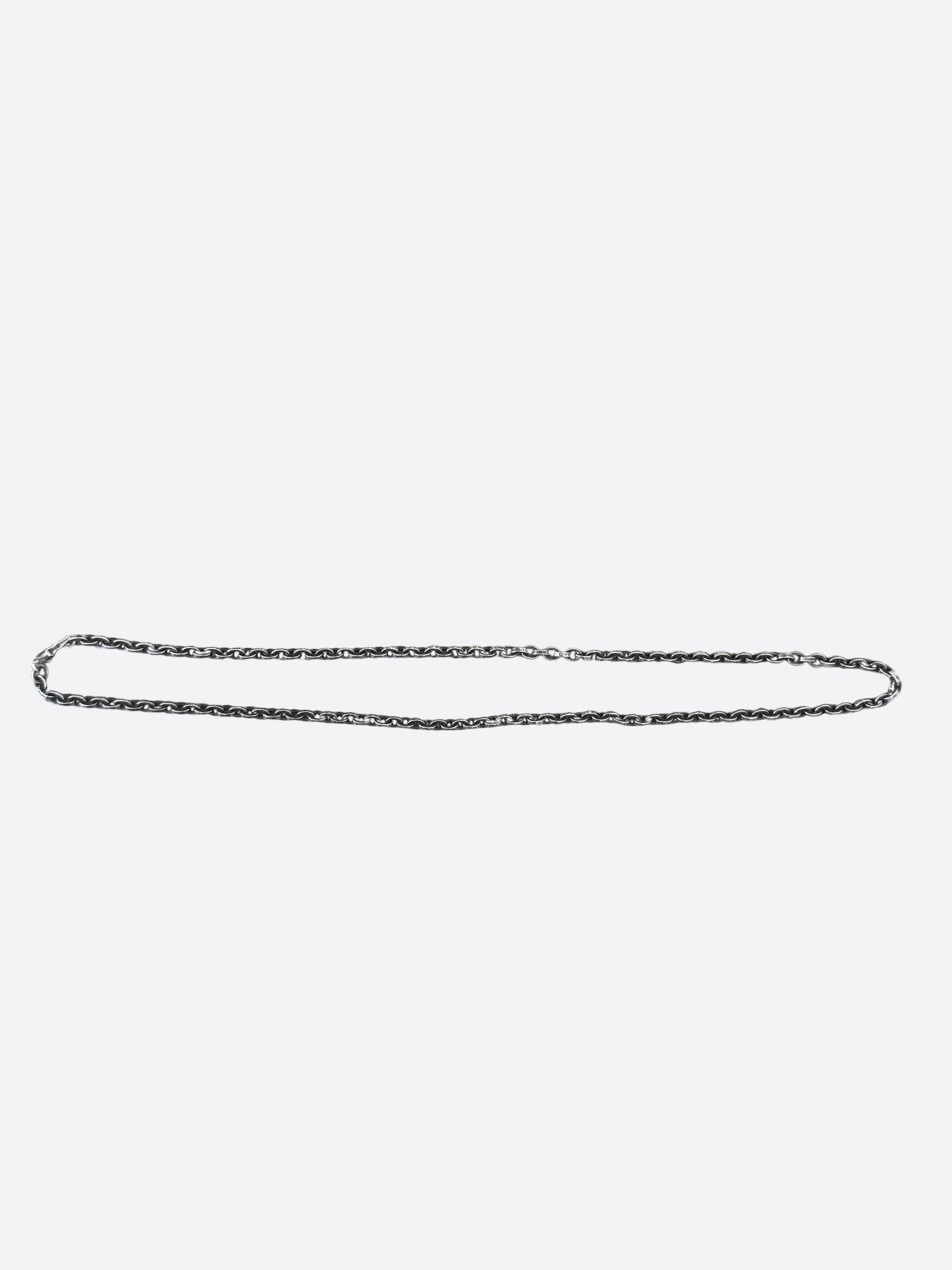 Chrome Hearts Silver Paperchain Necklace