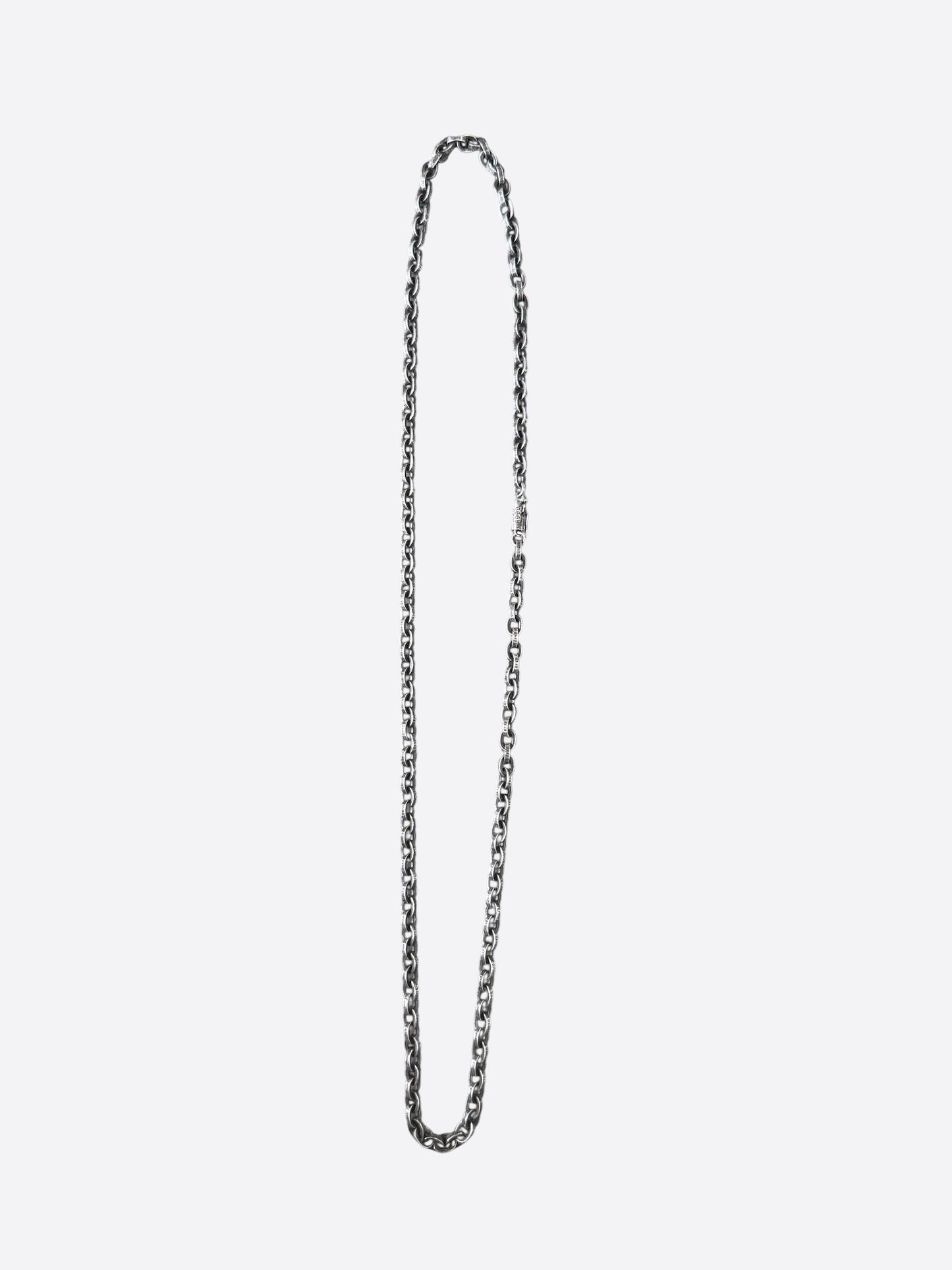 Chrome Hearts Silver Paperchain Necklace
