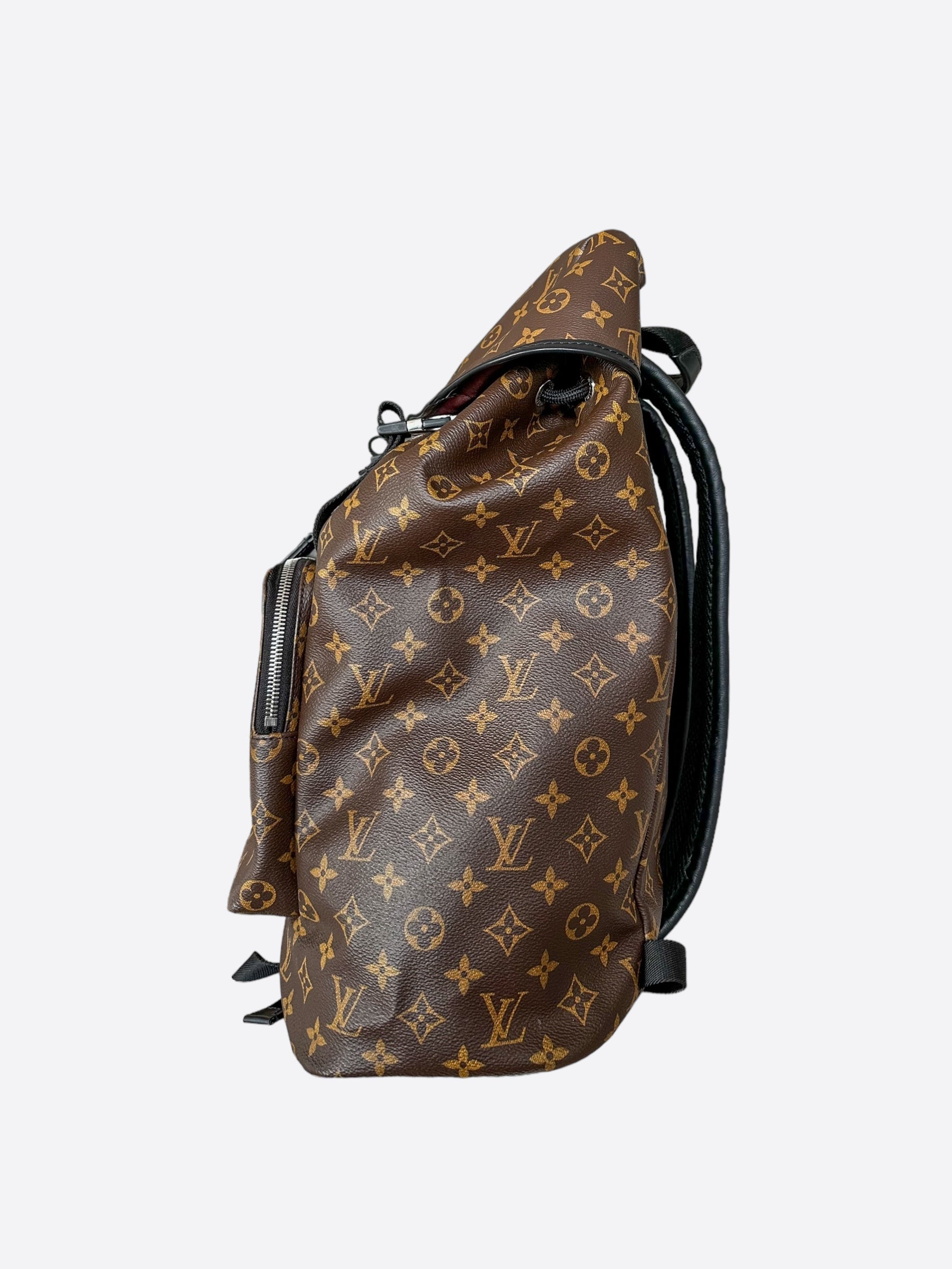 louis vuitton backpack zack Monogram Macassar Canvas Bag and metal buckle evoke the House classics. *DISCONTINUED* Louis Vuitton Zack Backpack