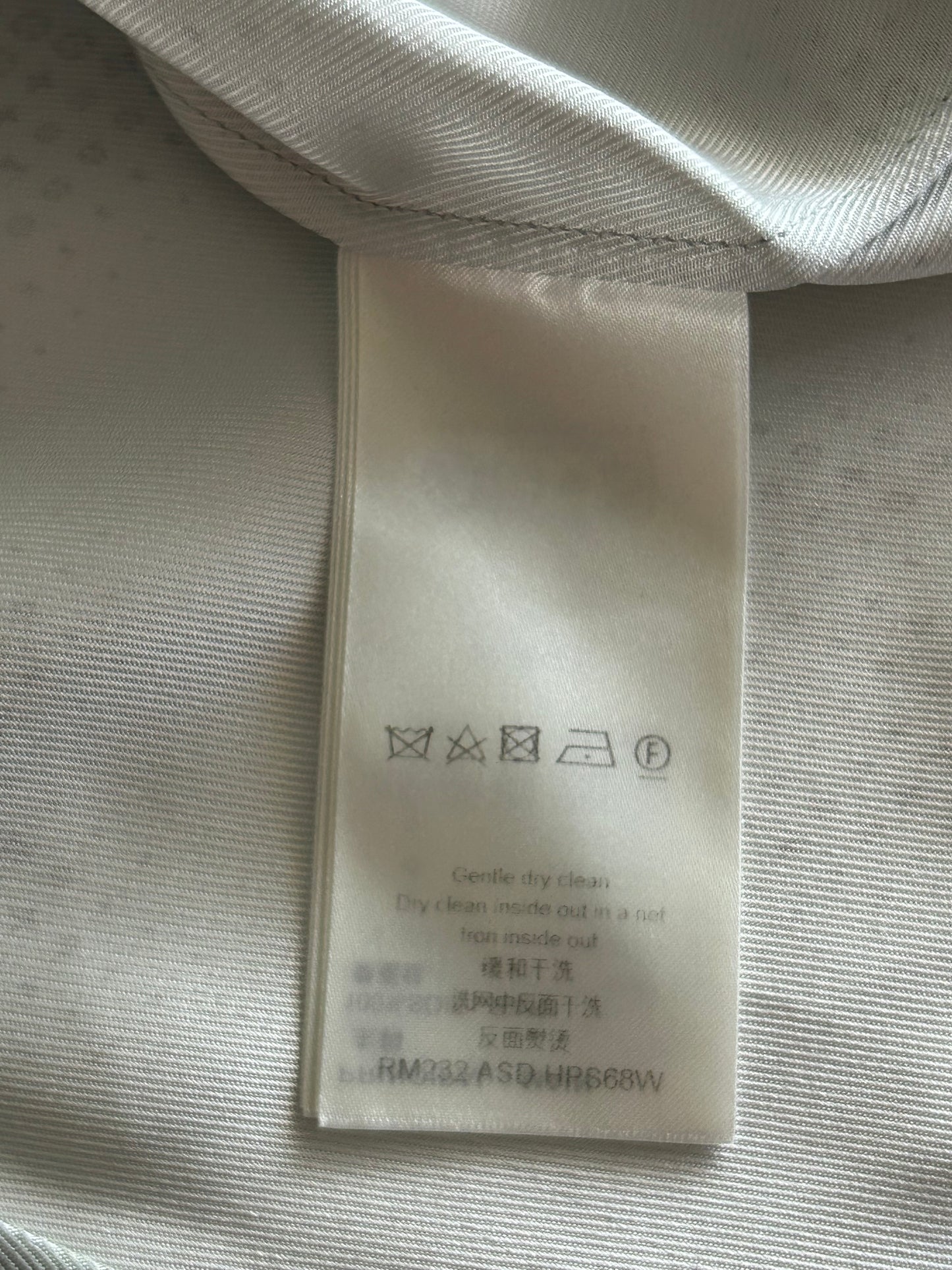 Louis Vuitton Grey LV Pixel Monogram Silk Button Up Shirt