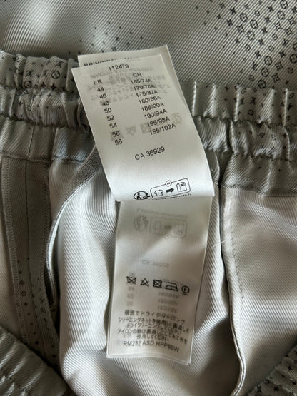 Louis Vuitton Grey LV Pixel Monogram Silk Shorts