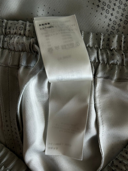 Louis Vuitton Grey LV Pixel Monogram Silk Shorts