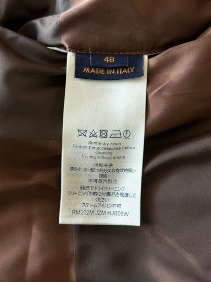 Louis Vuitton Nigo Beige & Brown Damier Reversible Bomber Jacket