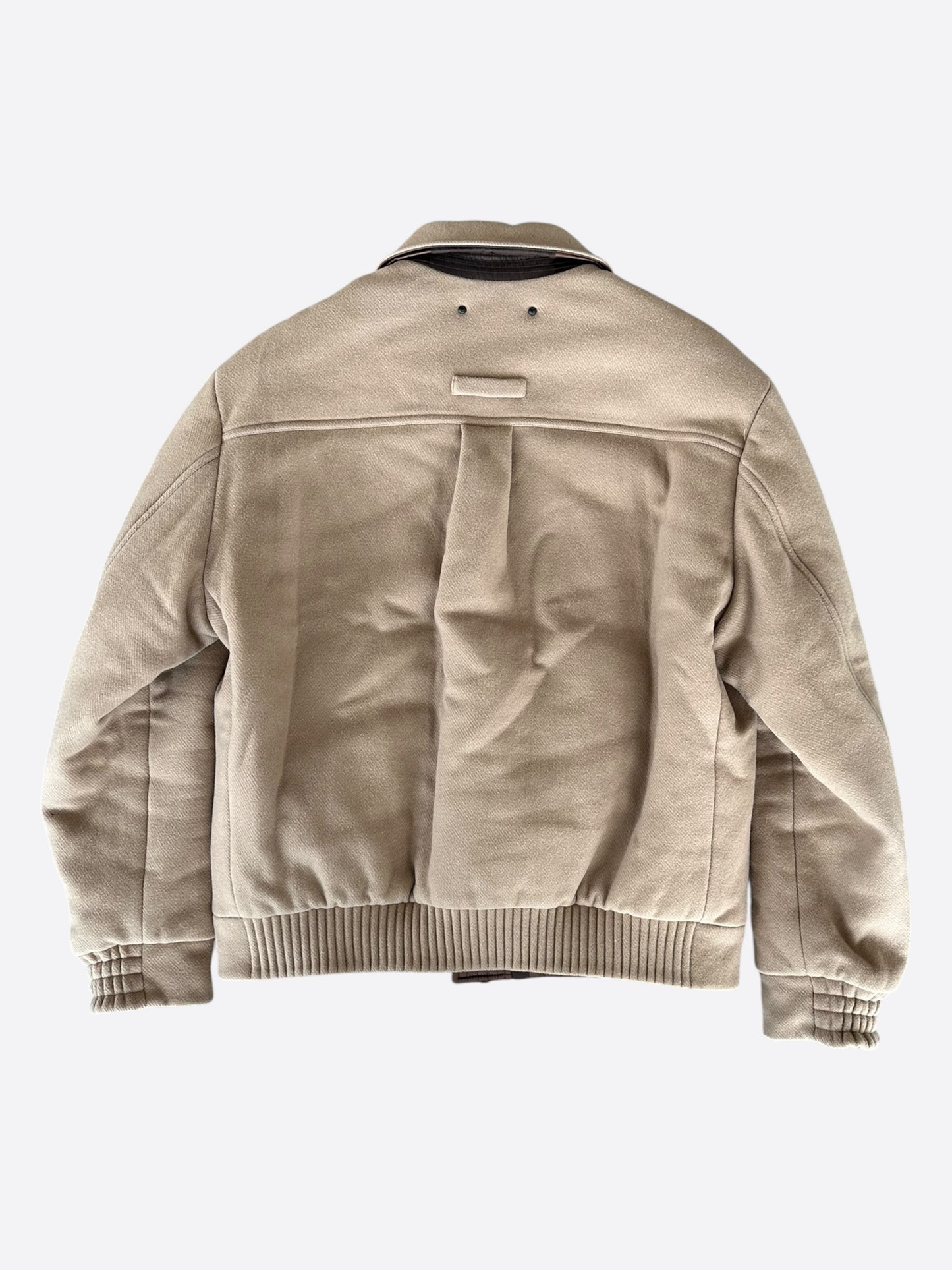 Louis Vuitton Nigo Beige & Brown Damier Reversible Bomber Jacket
