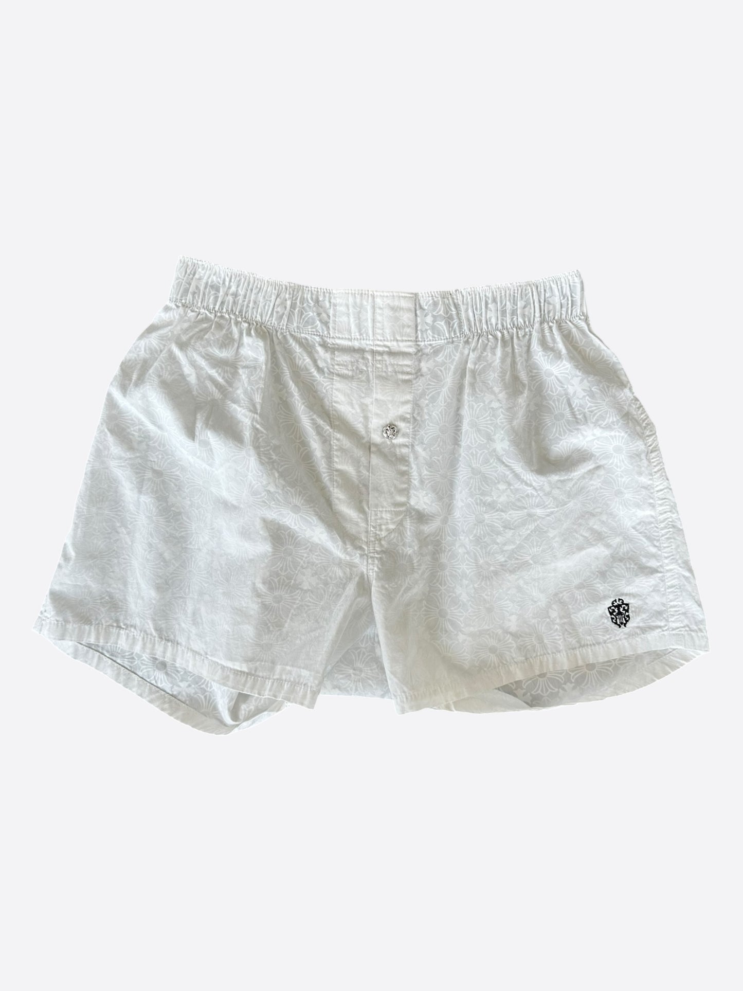 Chrome Hearts White Cross Jacquard Boxershorts