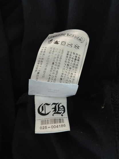 Chrome Hearts Black & Blue Staff Horseshoe Logo Longsleeve T-Shirt