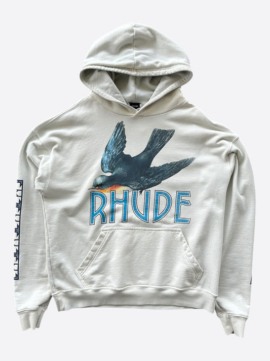 Rhude Vintage White Tile Hoodie