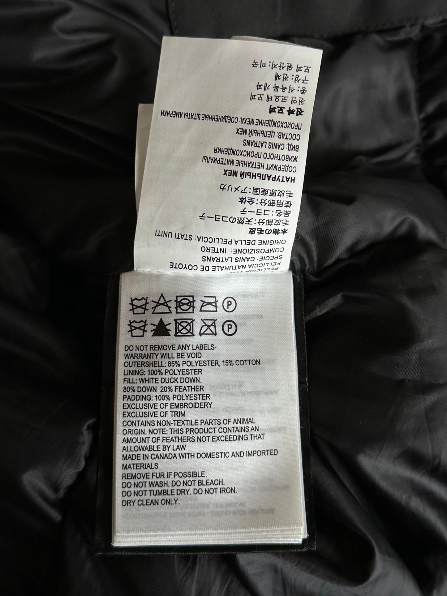 Canada Goose Black Langford Black Label Men's Jacket