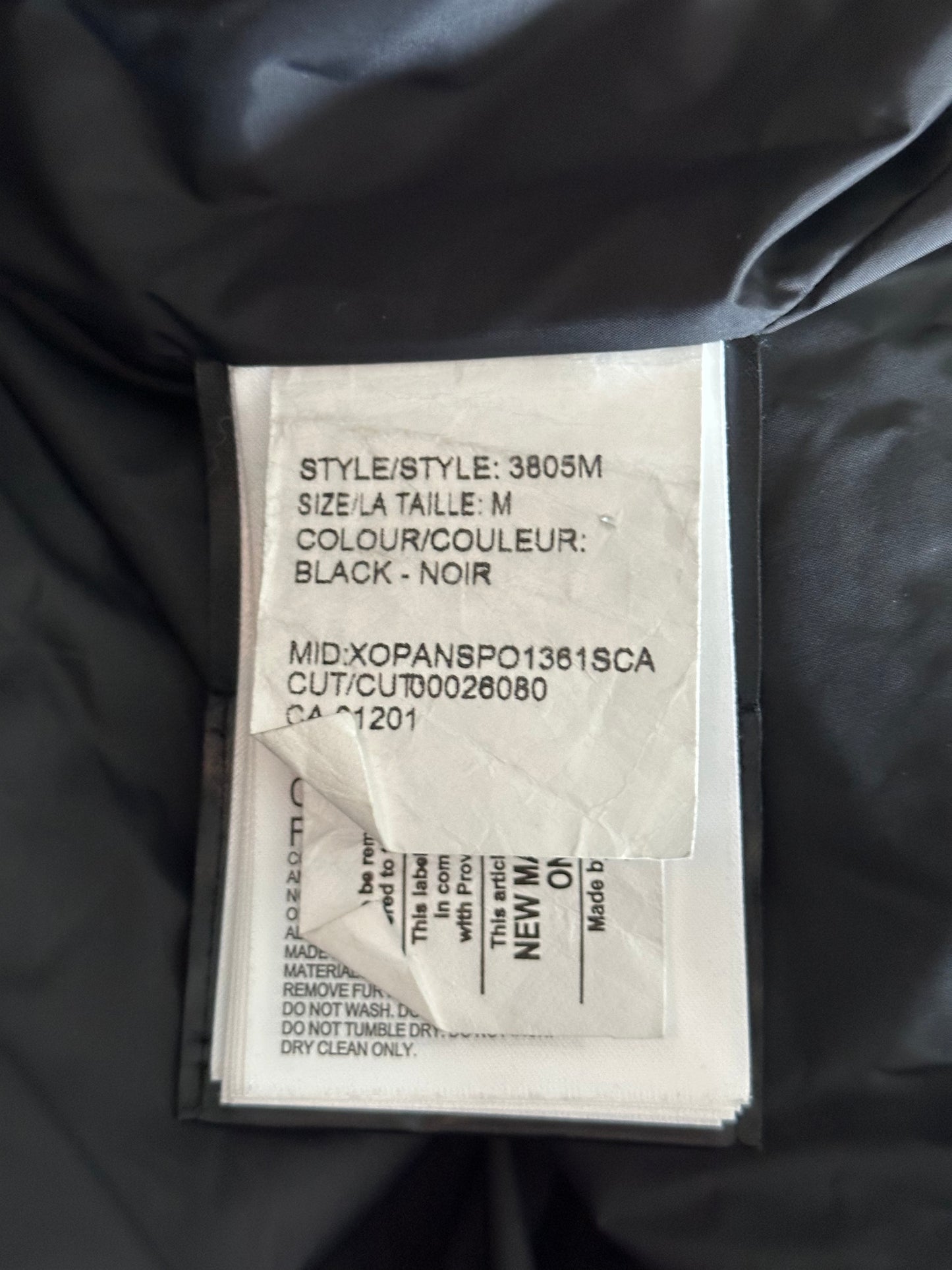 Canada Goose Black Carson Men's Jacket