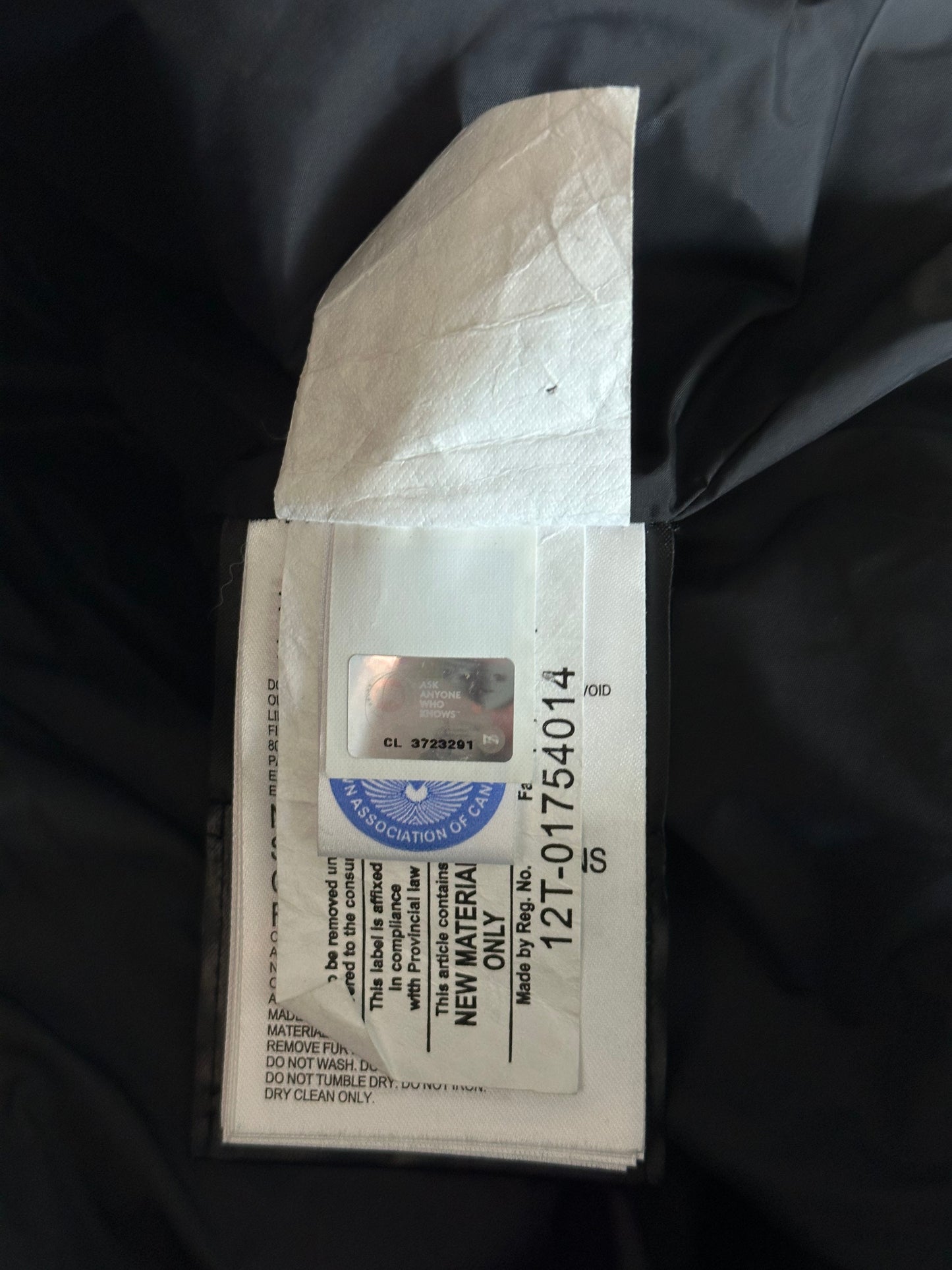 Canada Goose Black Carson Men's Jacket