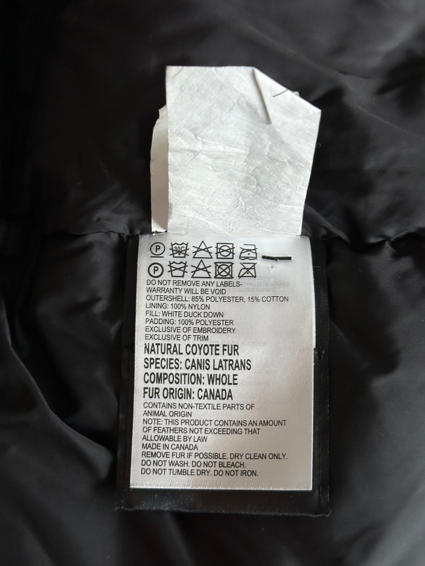 Canada Goose Black Langford Men's Jacket