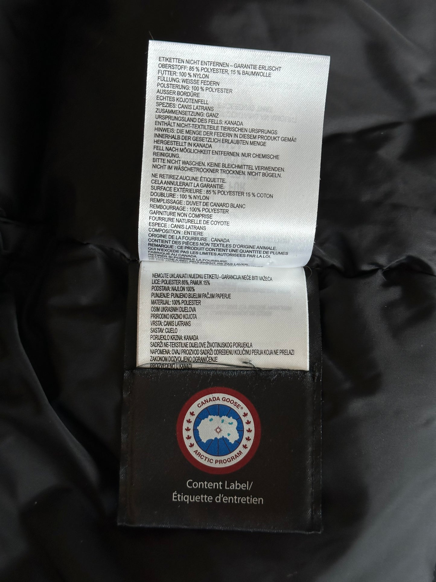 Canada Goose Black Langford Men's Jacket