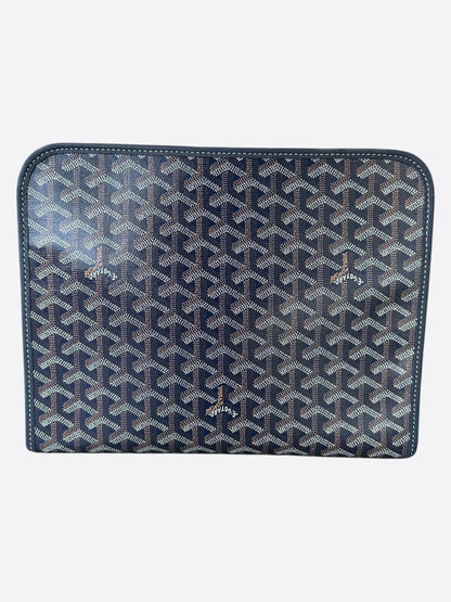 Goyard Navy Jouvence GM Toiletry Bag