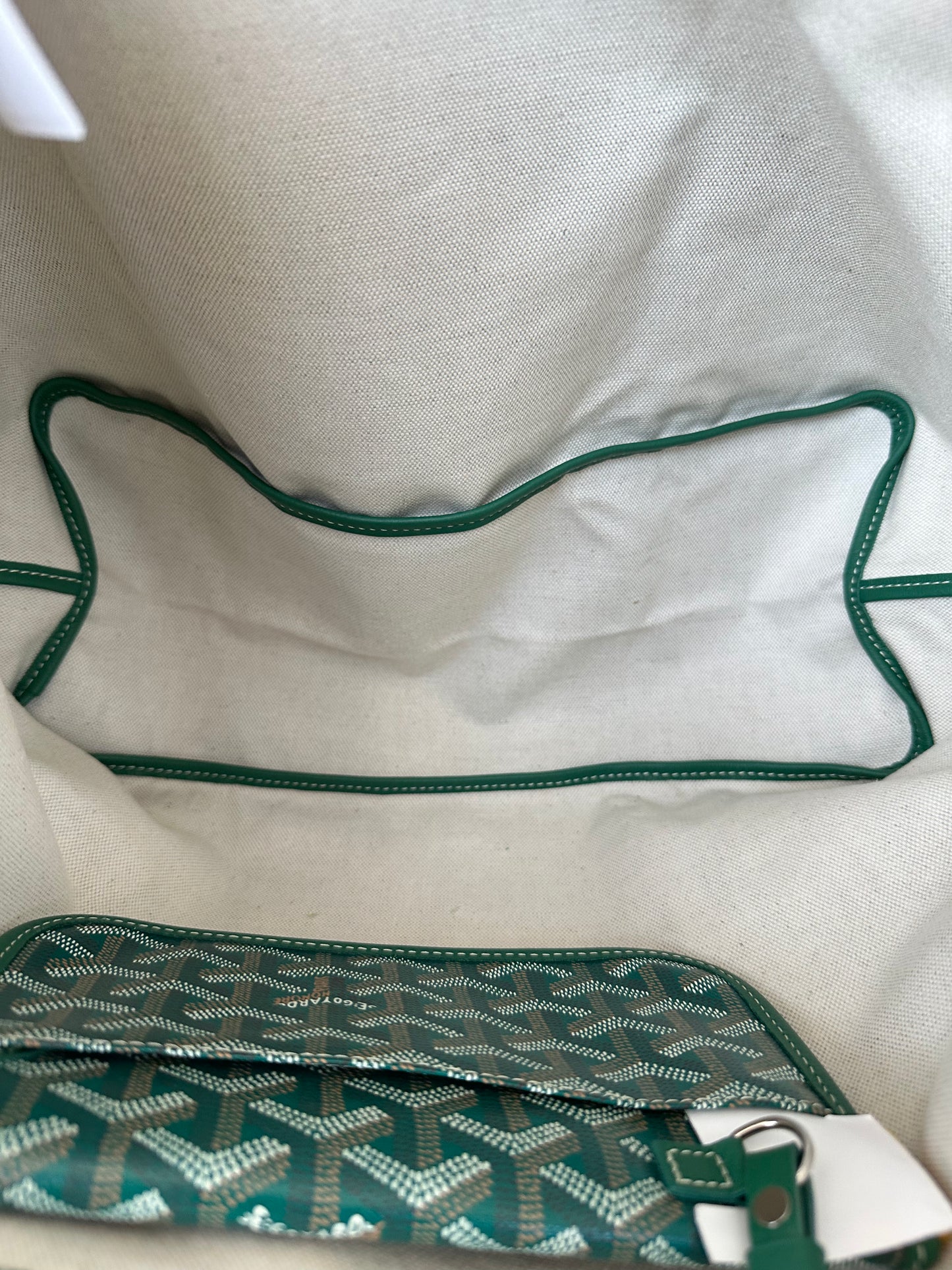 Goyard Green St. Louis Tote Bag