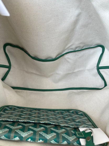 Goyard Green St. Louis Tote Bag