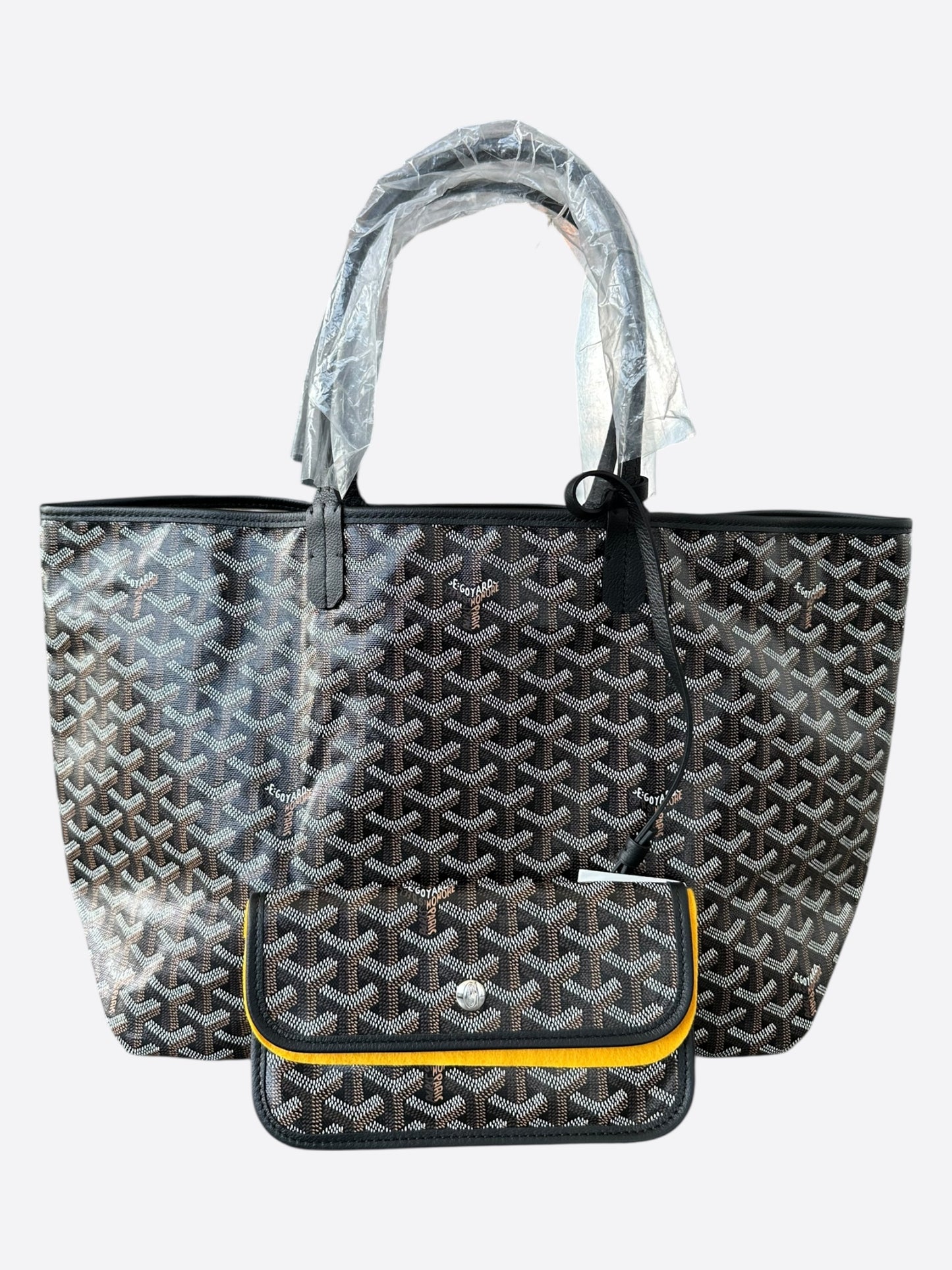 Goyard Black St. Louis Tote Bag