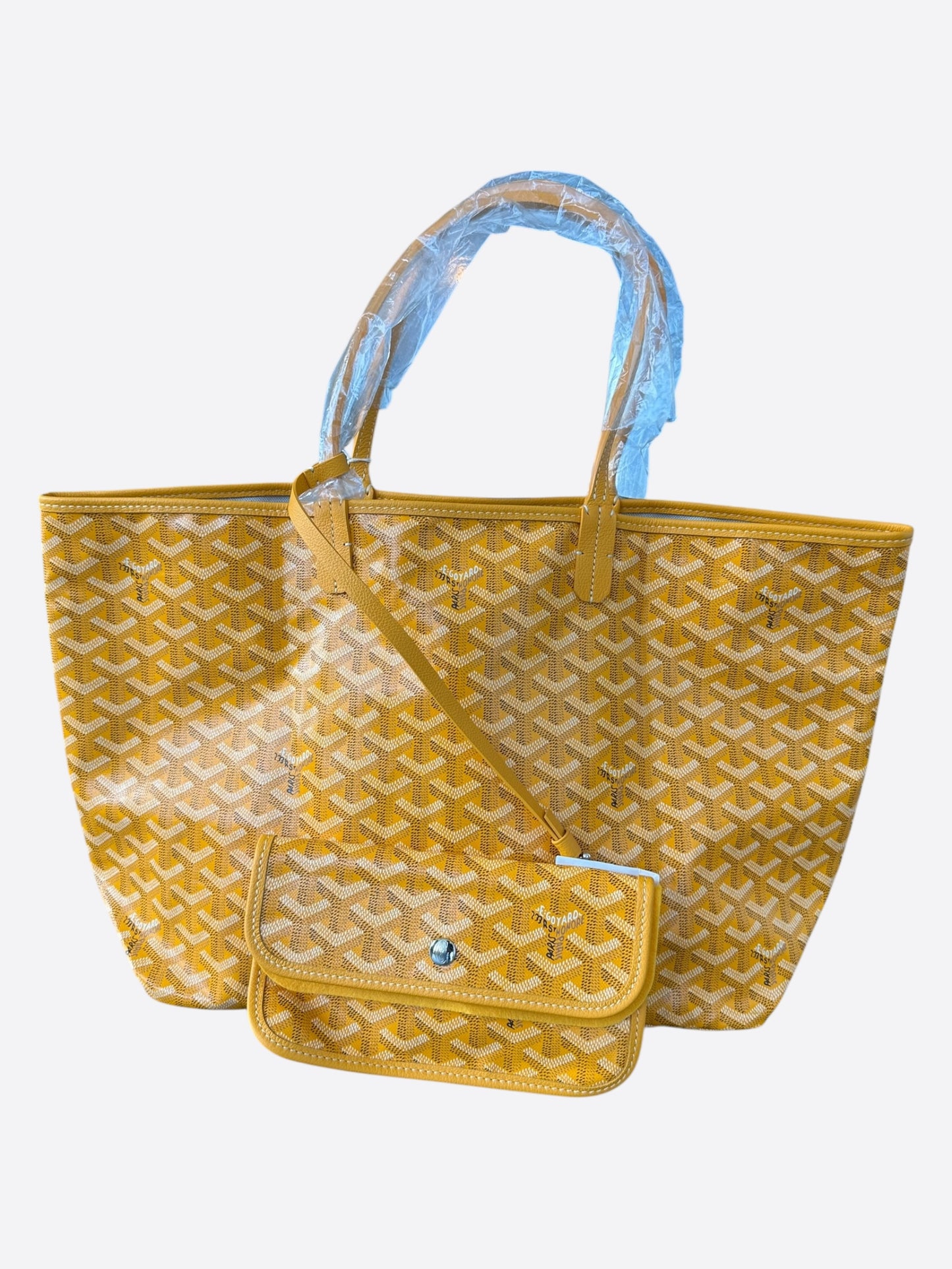 Goyard Yellow St. Louis Tote Bag