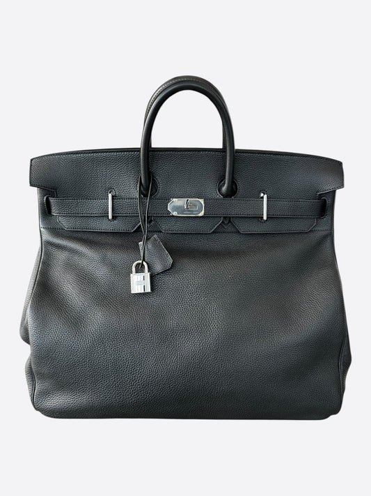 Hermes Black Togo HAC Birkin 50