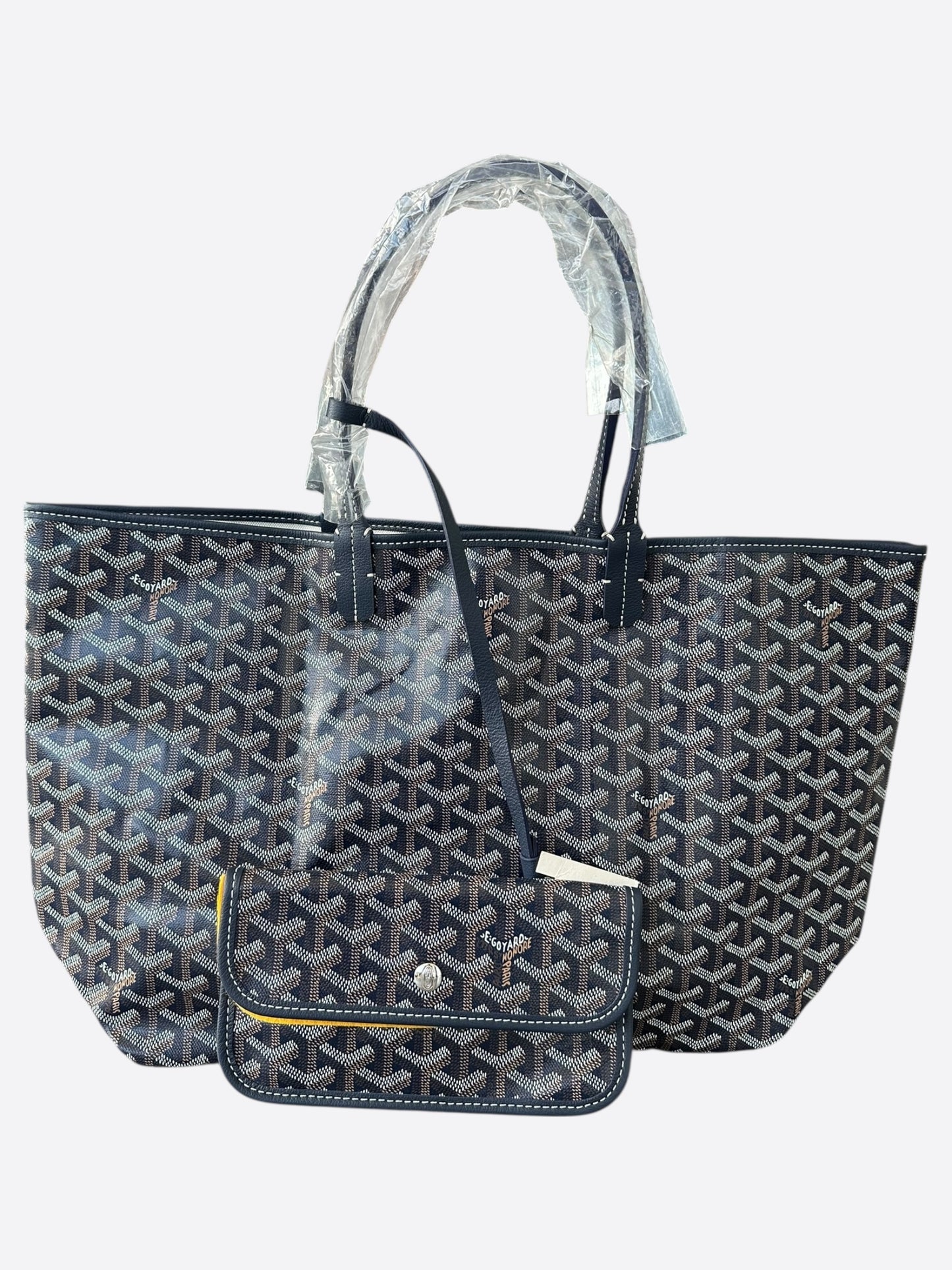 Goyard Navy St. Louis Tote Bag