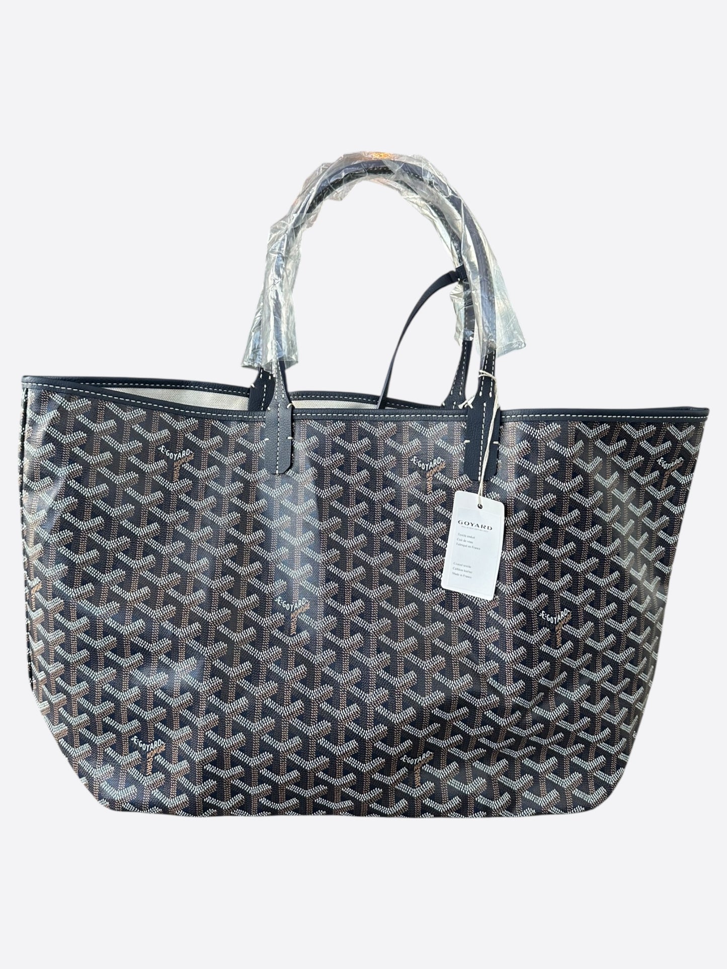 Goyard Navy St. Louis Tote Bag