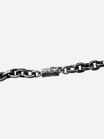 Chrome Hearts Silver Paperchain Necklace