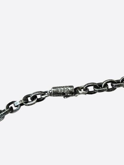 Chrome Hearts Silver Paperchain Necklace
