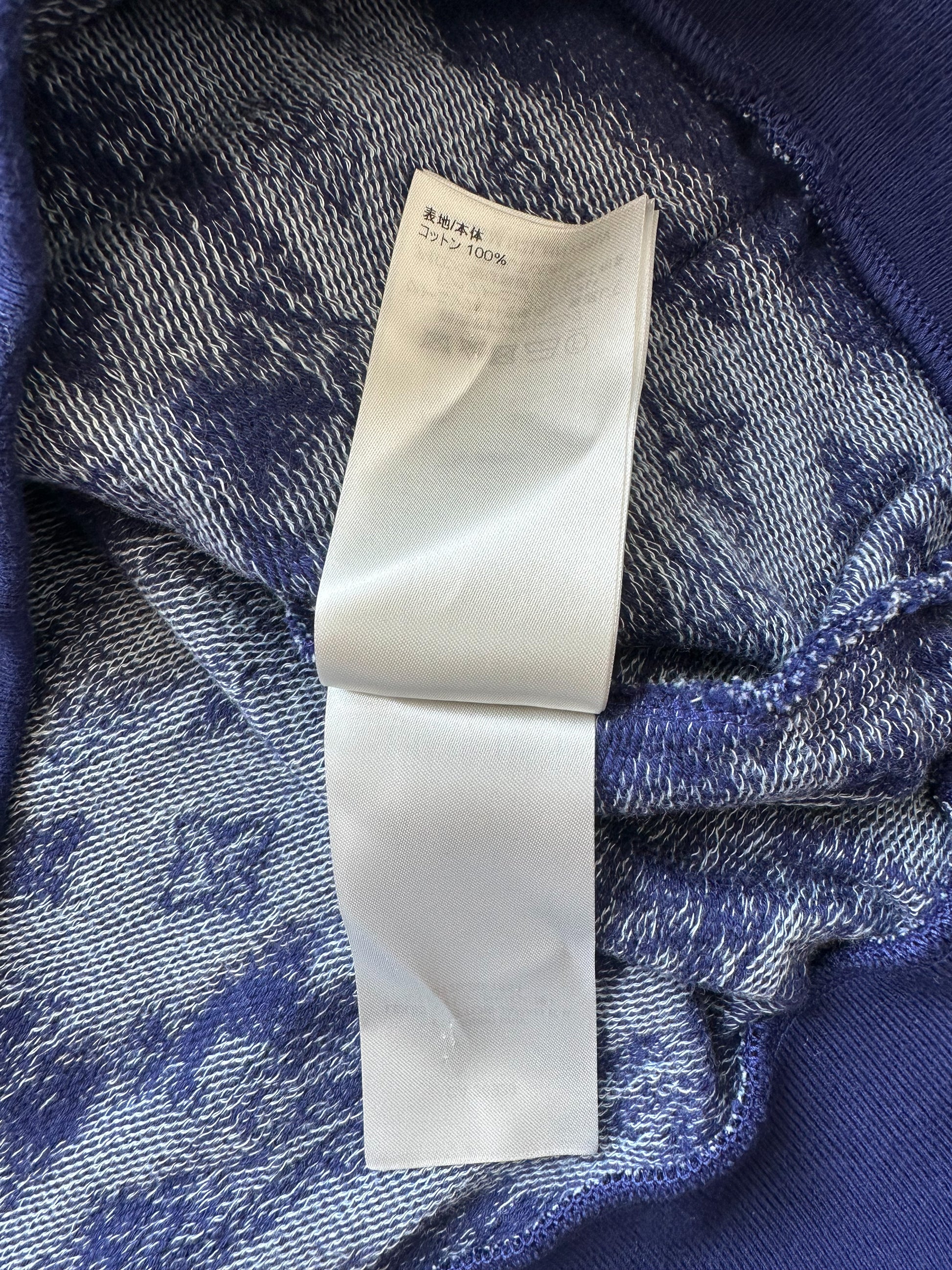 Louis Vuitton Monogram Bandana Blue Hoodies Sweatshirt - Shop