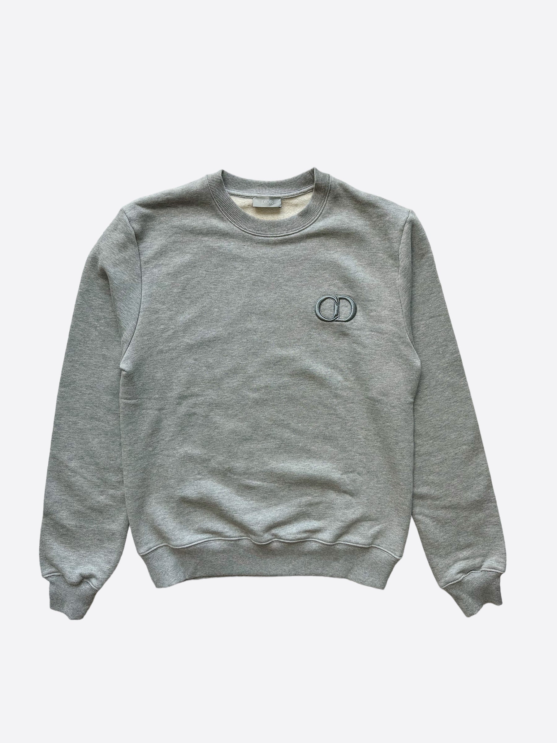 Grey dior sweatshirt sale