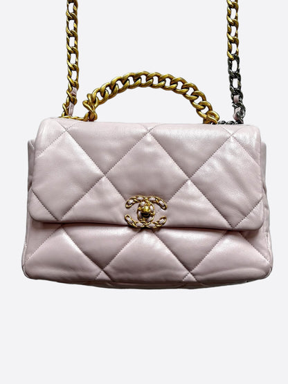 Chanel Light Pink Large 19 Flap Bag