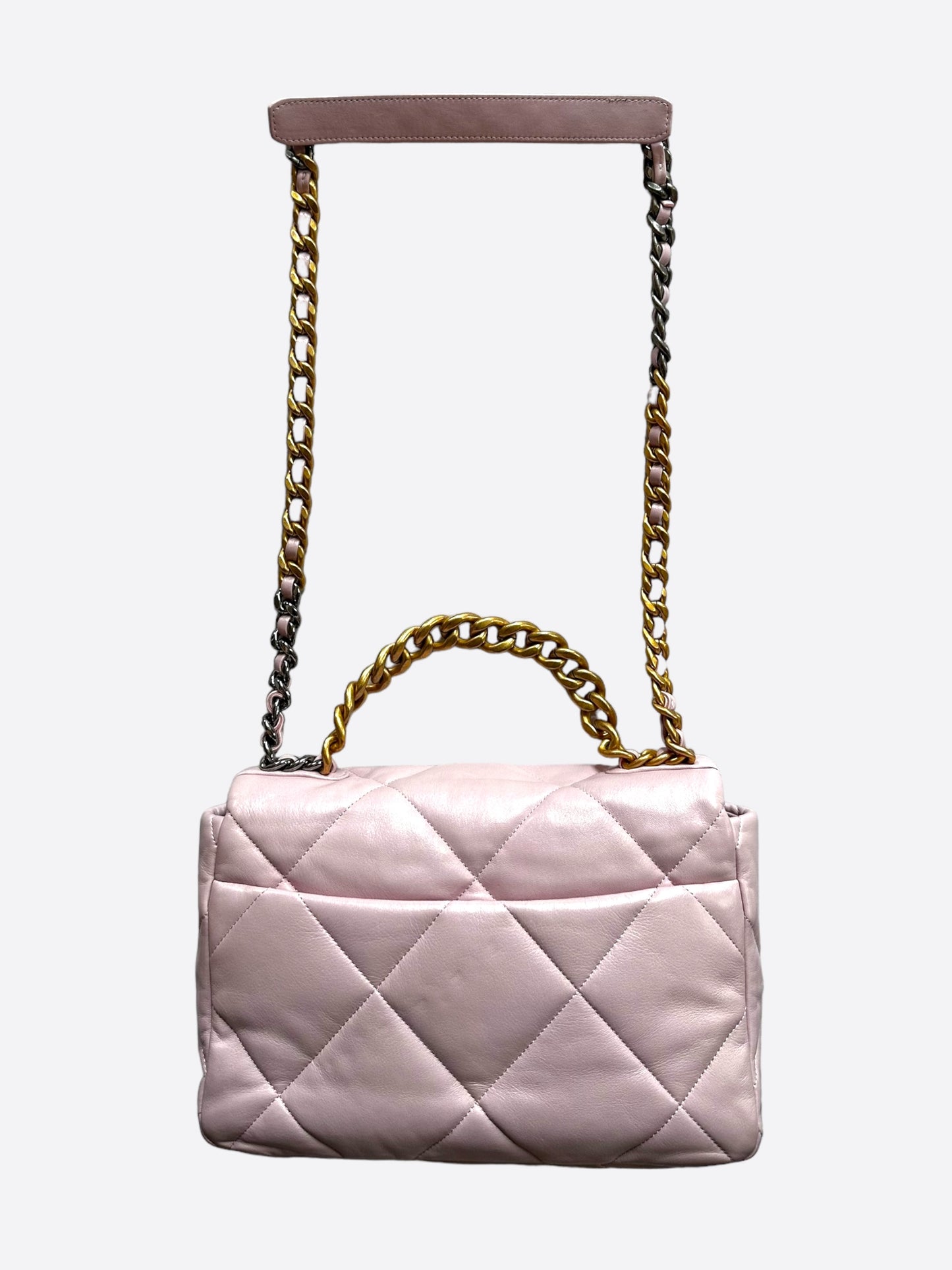 Chanel Light Pink Large 19 Flap Bag