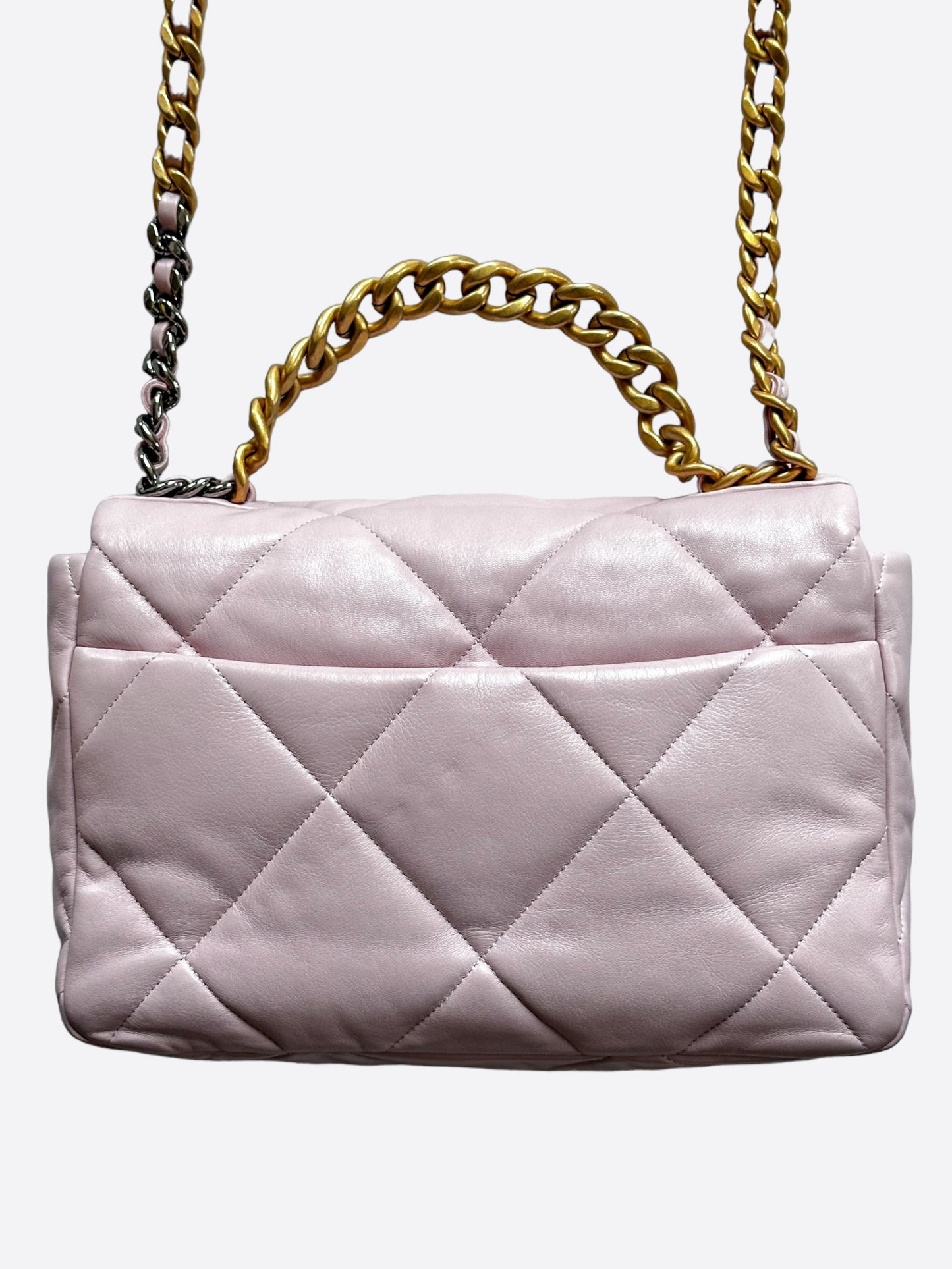 Chanel Light Pink Large 19 Flap Bag