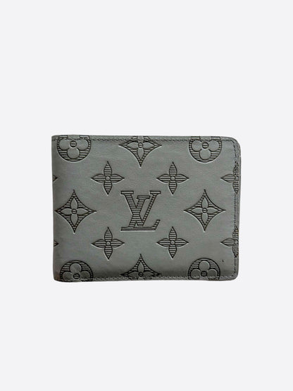 Louis Vuitton Grey Shadow Monogram Multiple Wallet