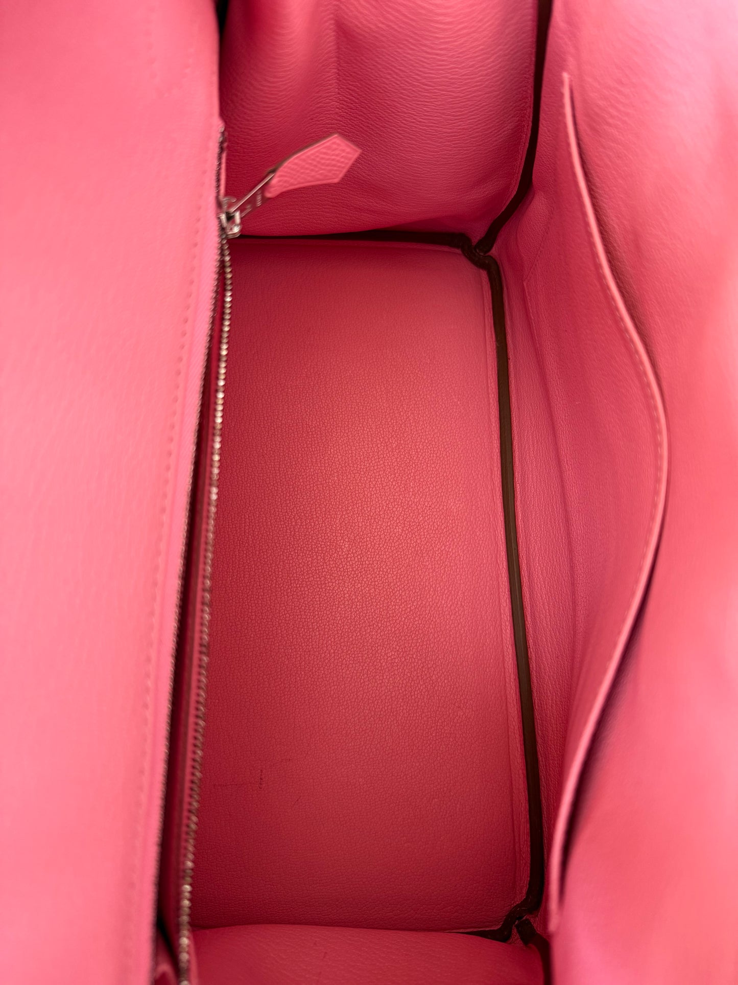 Hermes Rose Azalee Epsom & Palladium Hardware Birkin 30
