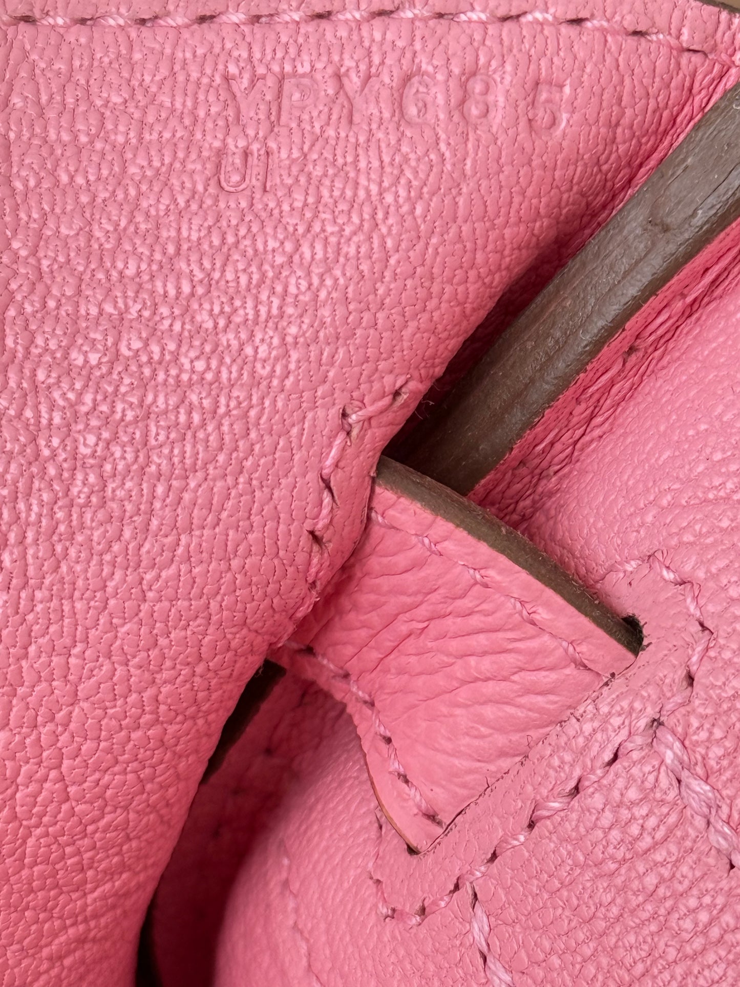 Hermes Rose Azalee Epsom & Palladium Hardware Birkin 30