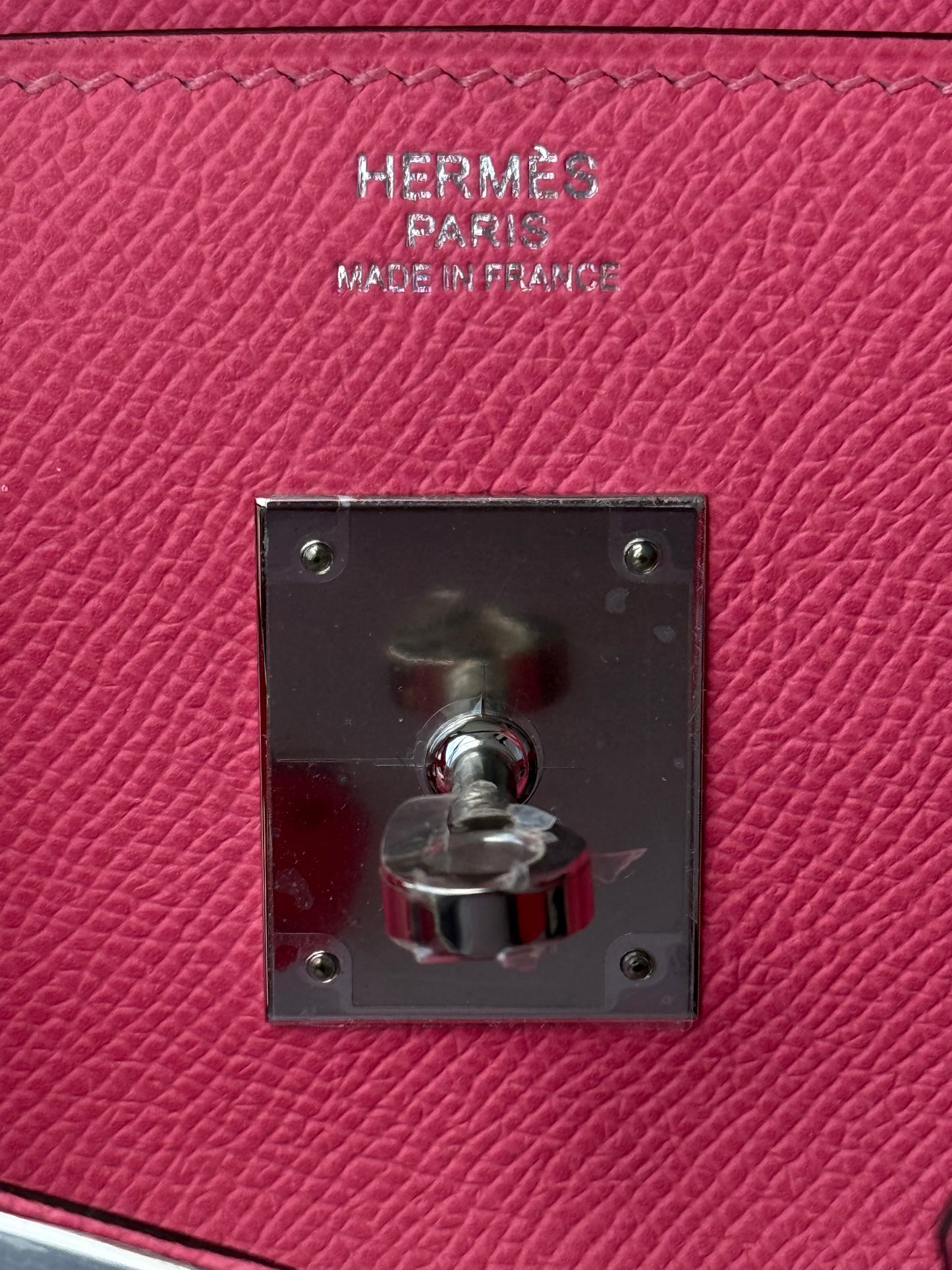 Hermes Rose Bubblegum Epsom & Palladium Hardware Birkin 30