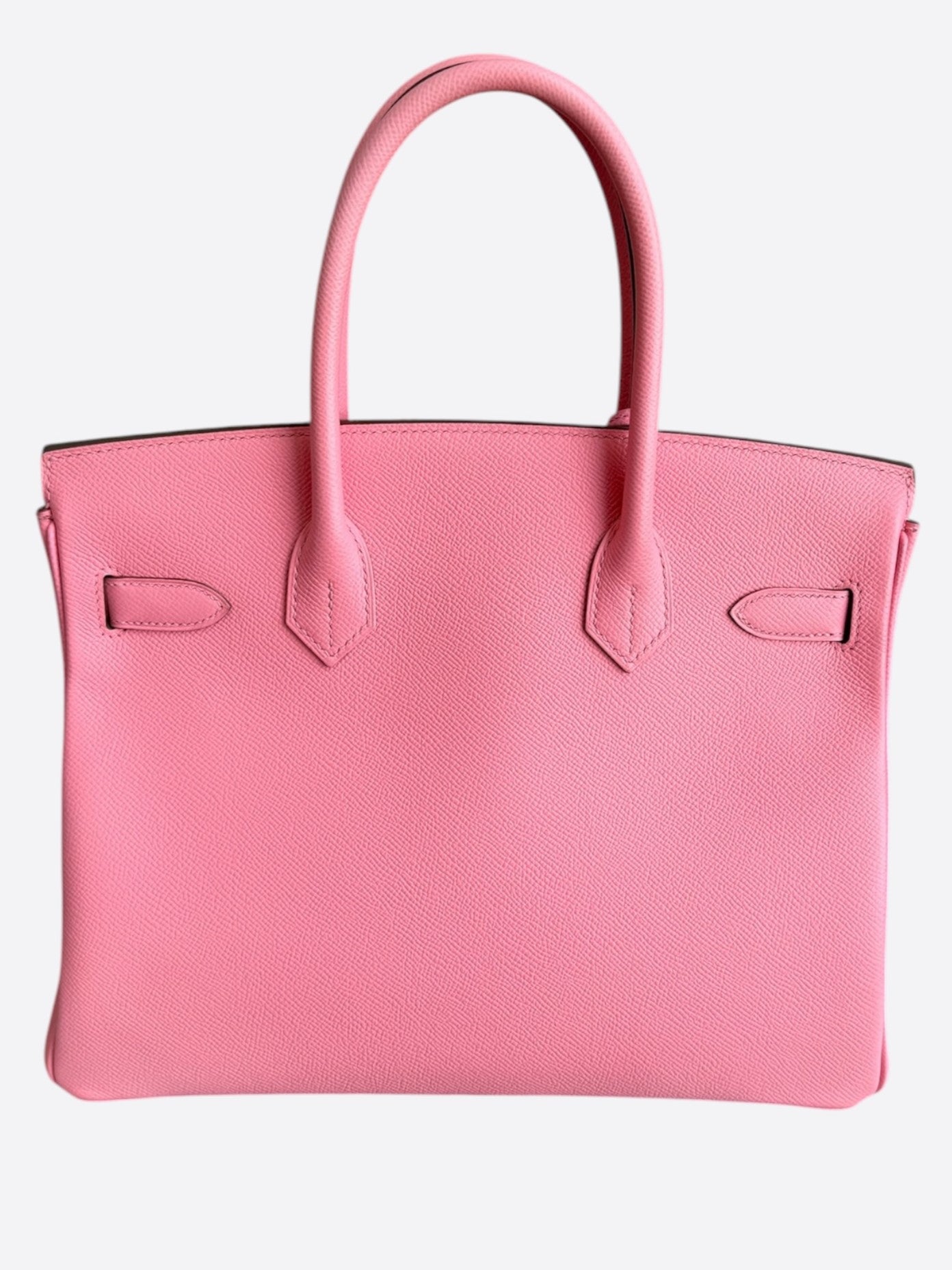 Hermes Rose Azalee Epsom & Palladium Hardware Birkin 30