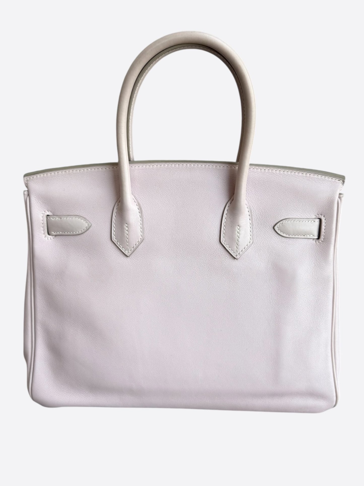 Hermes Rose Dragee Swift & Palladium Hardware Birkin 30