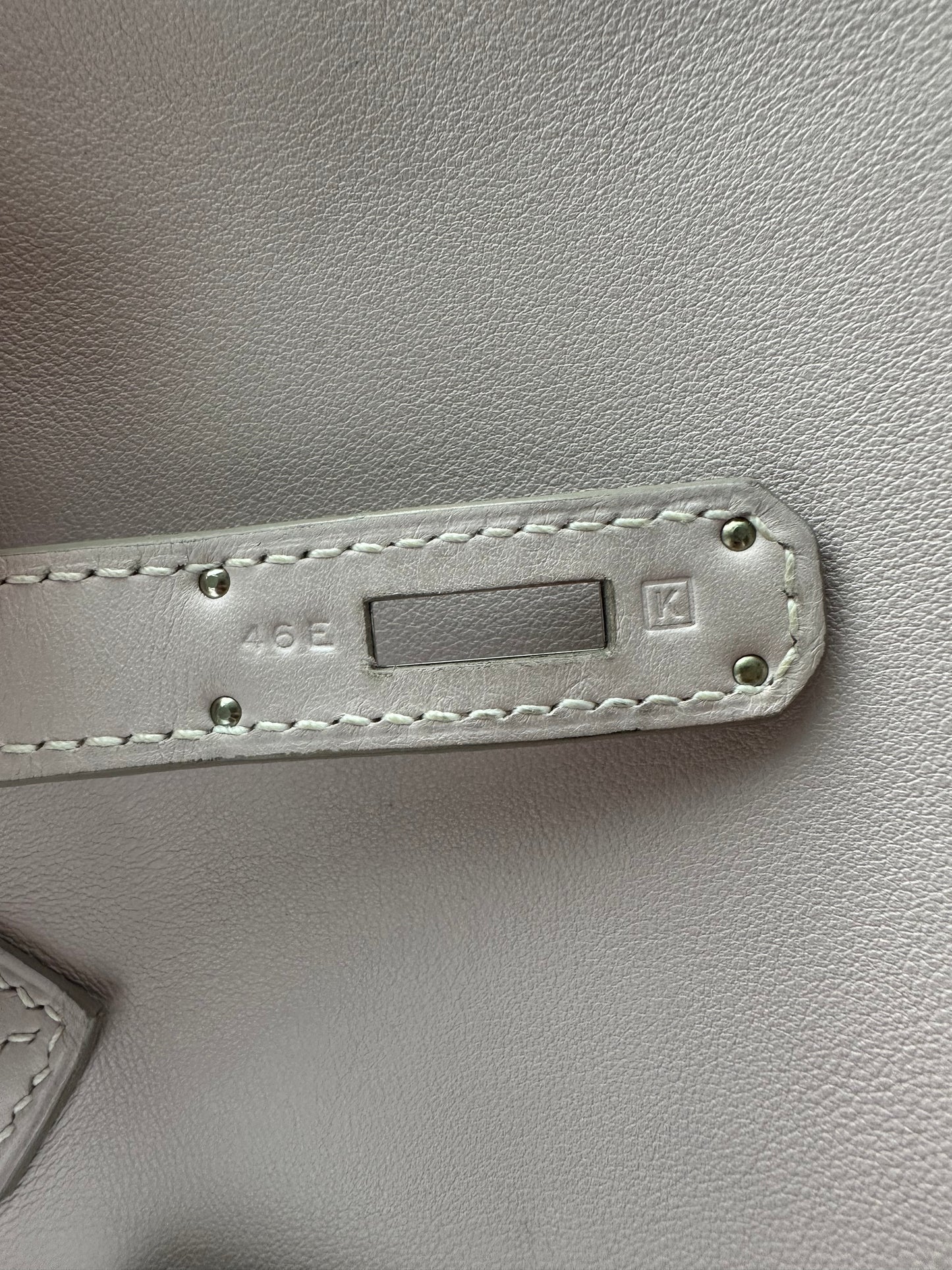 Hermes Rose Dragee Swift & Palladium Hardware Birkin 30