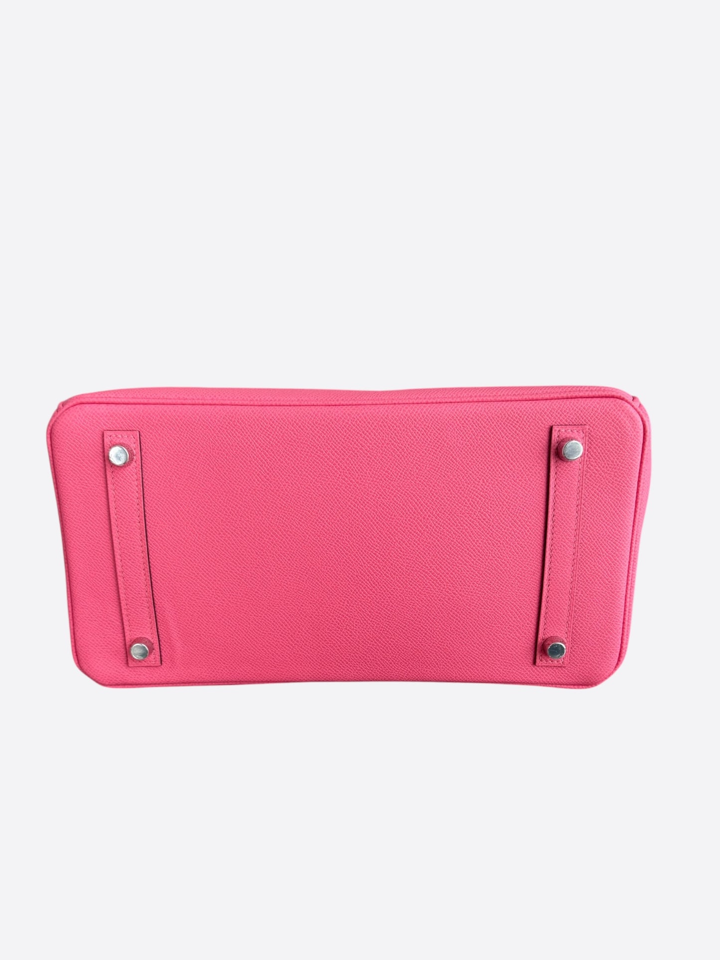 Hermes Rose Bubblegum Epsom & Palladium Hardware Birkin 30