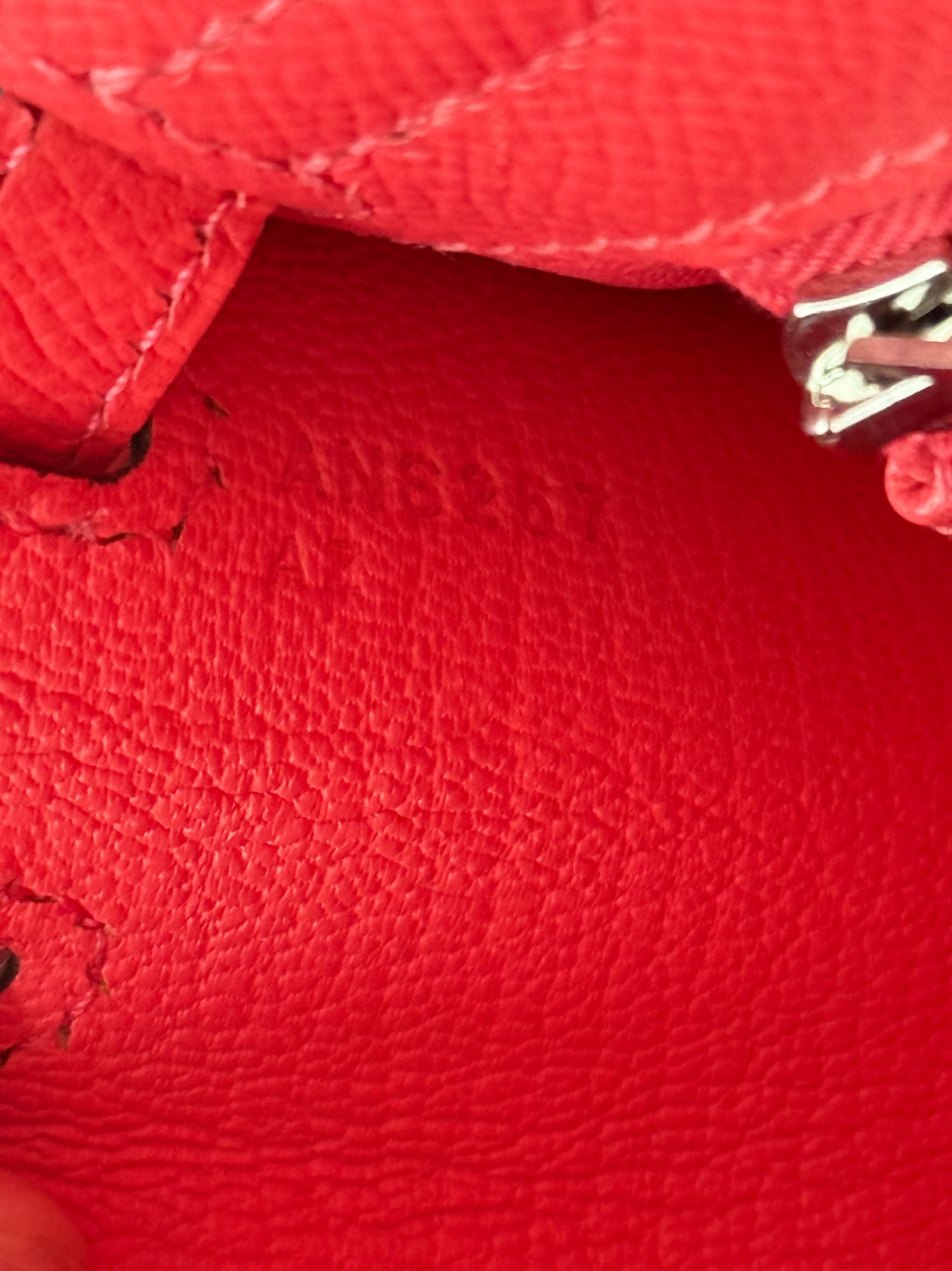 Hermes Bougainvillea Epsom & Palladium Hardware Kelly 25
