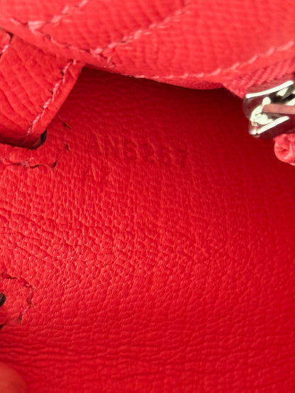 Hermes Bougainvillea Epsom & Palladium Hardware Kelly 25