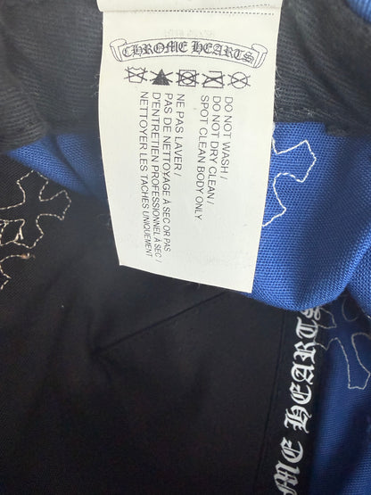 Chrome Hearts Blue & White Cross Patch Hat