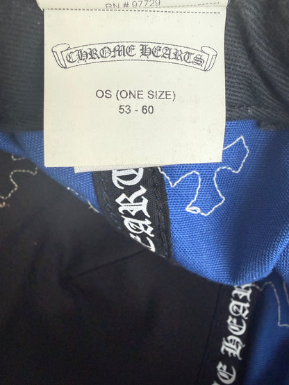 Chrome Hearts Blue & White Cross Patch Hat
