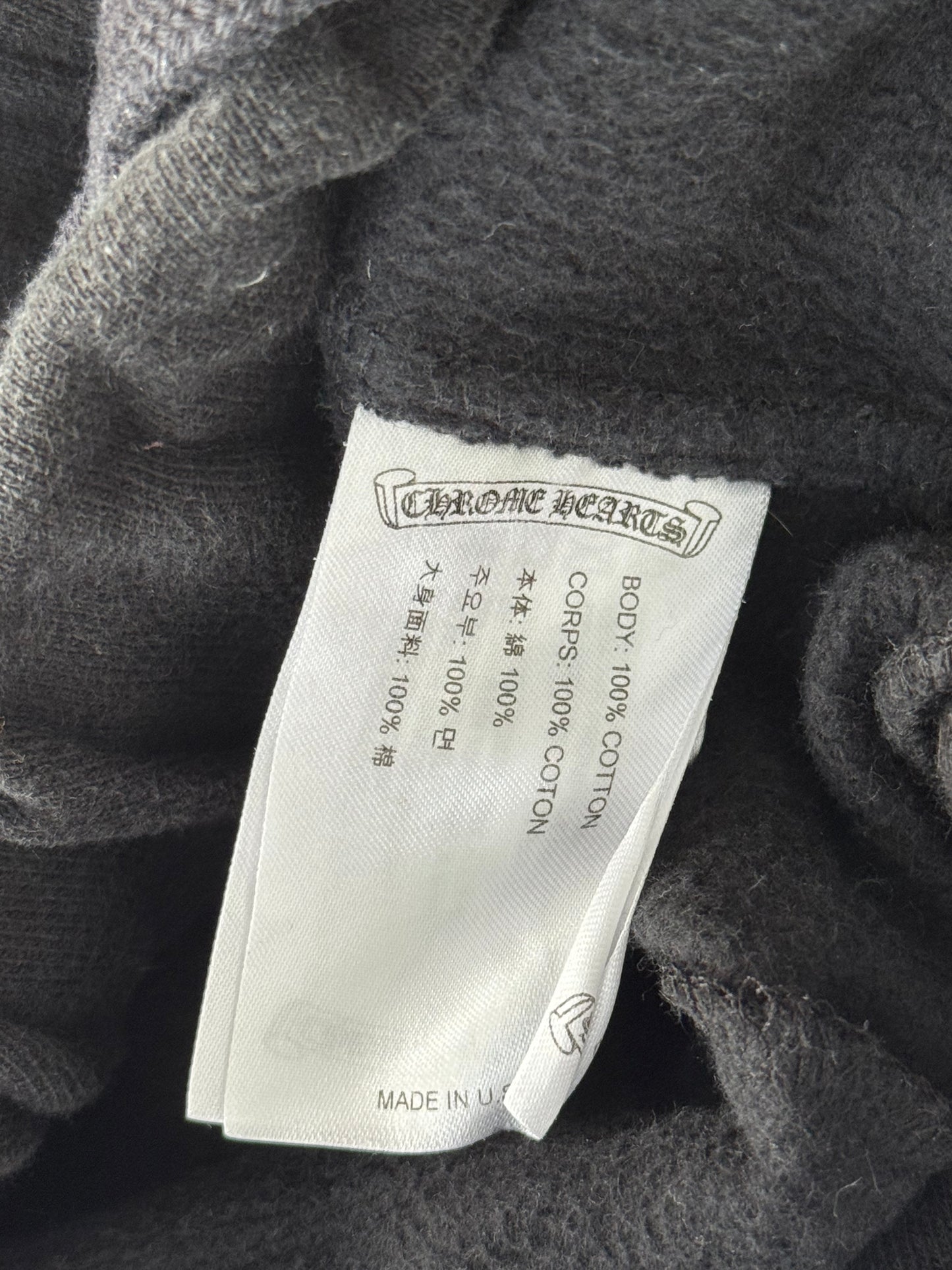 Chrome Hearts Black Multicolor Cross Logo Sweatpants