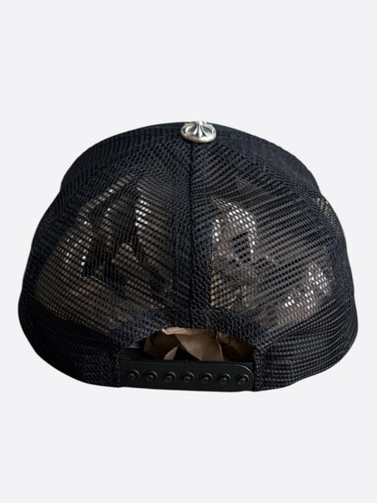 Chrome Hearts Black & White St. Barth Trucker Hat