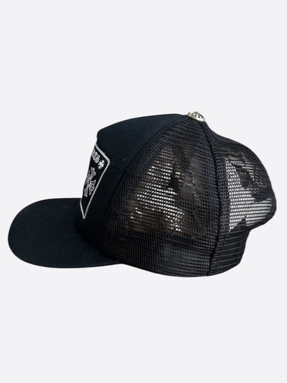 Chrome Hearts Black & White St. Barth Trucker Hat